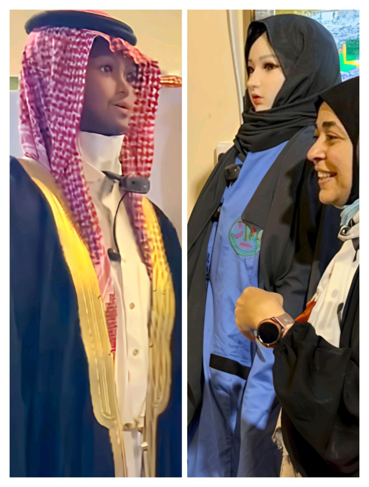 بالصور والفيديو ، الذكاء الصناعي مفاجأة اول أيام التشريق بمشعر مني 